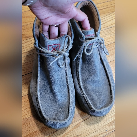 Twisted X shoes Size 10.5 Men's Brownish Grey Moccasins - Picture 1 of 11